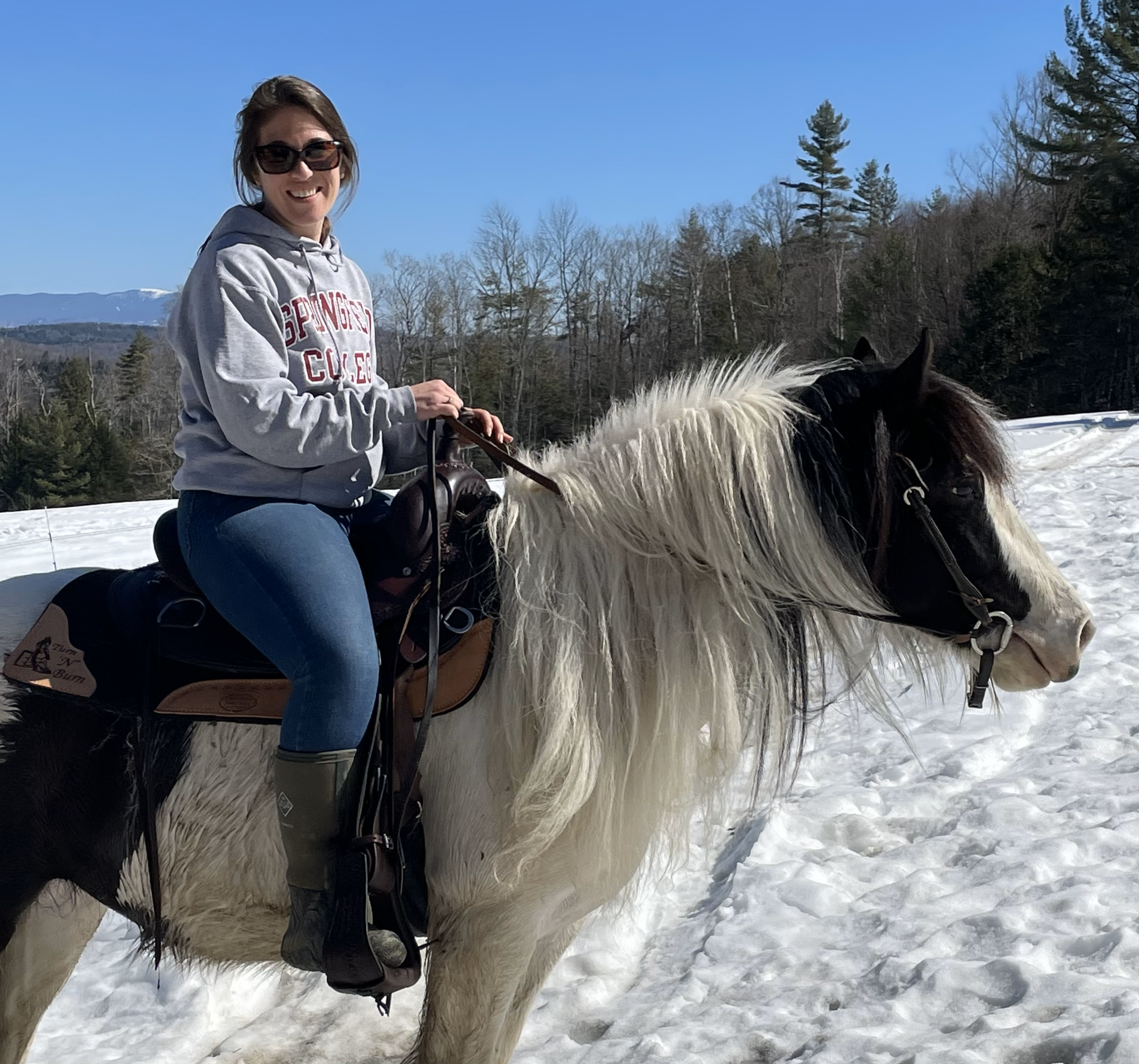 Picture of Aubrey Welch mounted on horseback